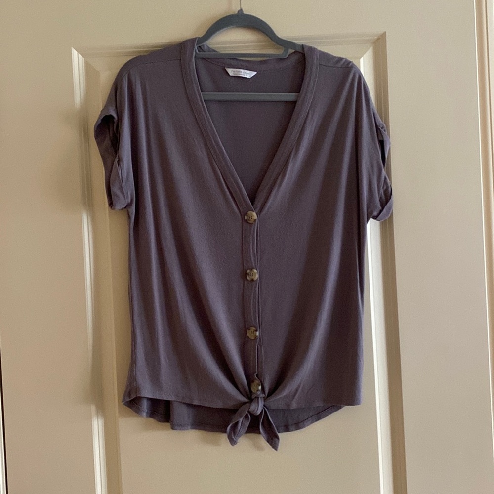 Button up short sleeve shirt